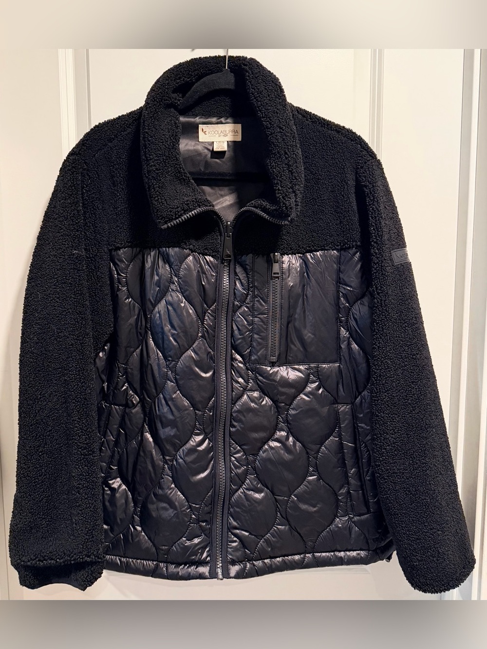 Koolaburra by UGG Reversible Sherpa Puffer Jacket in Black Size L